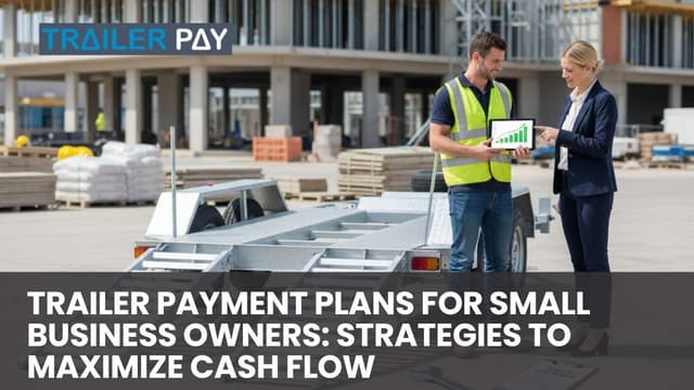 Trailer Financing for Tradies: Payment Plans That Fit Your Cash Flow
