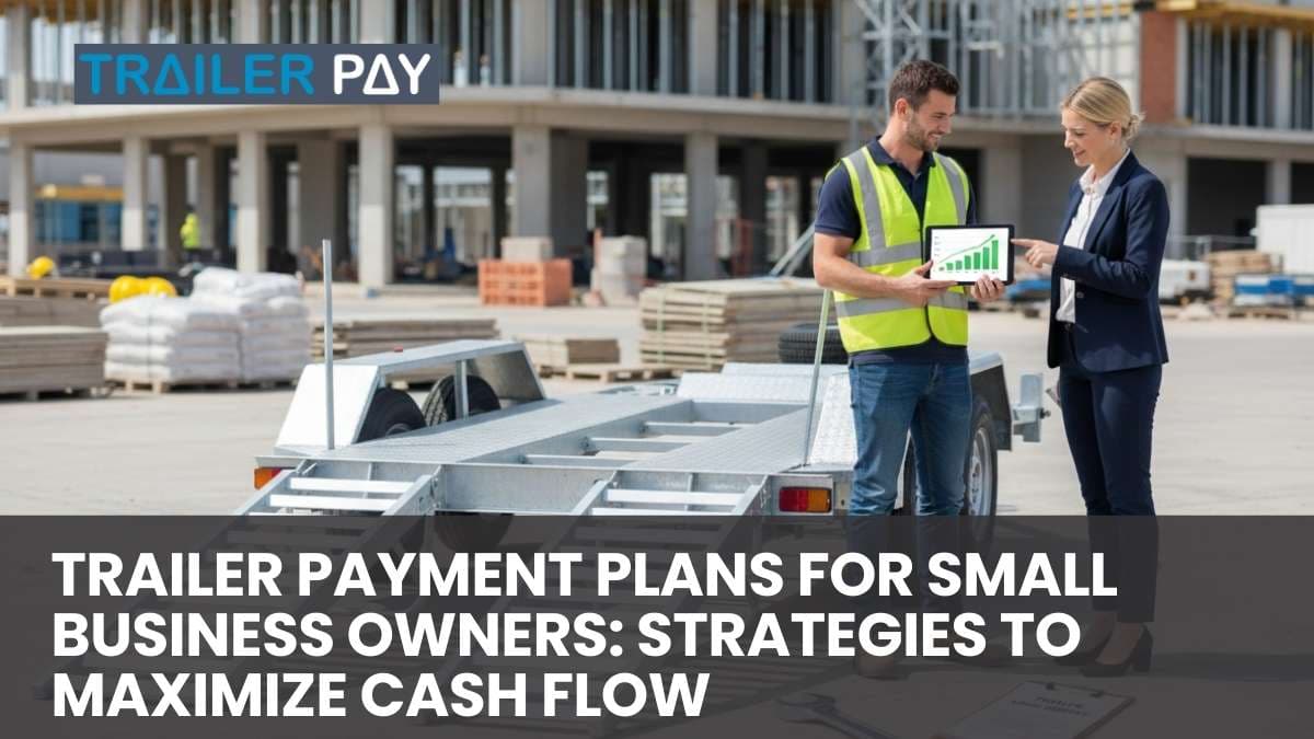 Trailer Financing for Tradies: Payment Plans That Fit Your Cash Flow